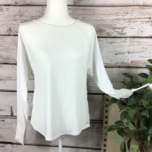 NWOT Gapfit Breathe Open Back Workout Top M